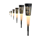 SET 5 + 1 GRATIS Lampa solara de gradina cu lumina alba si RGB