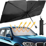 PACHET PROMOTIONAL !!! Camera auto tripla FullHD, 3 camere-fata/spate/interior, ecran 2'', G Senzor + Parasolar Auto tip Umbrela - CADOU !!!