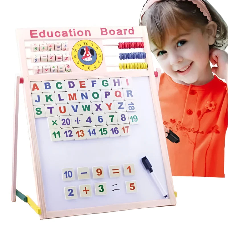 Tabla educativa multifunctionala pentru copii 40 x 40 cm