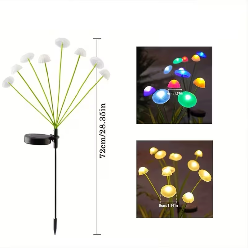 PACHET PROMOTIONAL !!! 3 + 1 GRATIS - Lampa Solara Stick cu Meduze Multicolore !!!