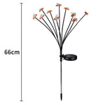 PACHET PROMOTIONAL !!! 3+1 GRATIS - Lampa Solară Decorativă cu 6 Albinuțe LED, Lumină Caldă, IP65, Senzor de Lumină, FLASH