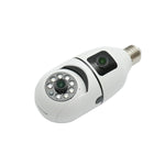 Camera supraveghere Tip Bec ULTRA HD Dual Camera, PTZ, Conexiune WiFi, Dulie E27 + Card de memorie 32GB - CADOU