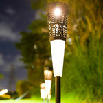 SET 5 + 1 GRATIS Lampa solara de gradina cu lumina alba si RGB