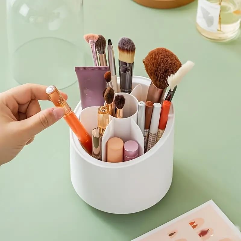 PACHET PROMOTIONAL !!! Ondulator Ceramic Profesional 6 in 1, cu 2 Trepte de intensitate, 180° C-210 ° C + Organizator rotativ 360°, pentru pensule de machiaj - CADOU !!!