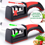 PACHET PROMOTIONAL !!! Scurgator vase, design auto-draining, organizator compact, negru, 42x30x29cm + 1 Set doua prosoape de bumbac pentru bucatarie si 1 ascutitor pentru cutite - CADOU !!!
