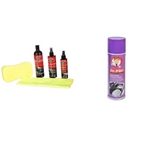 Kit pentru intretinere auto Car Care Magic, 5 piese + SPRAY pentru tapiterie CADOU