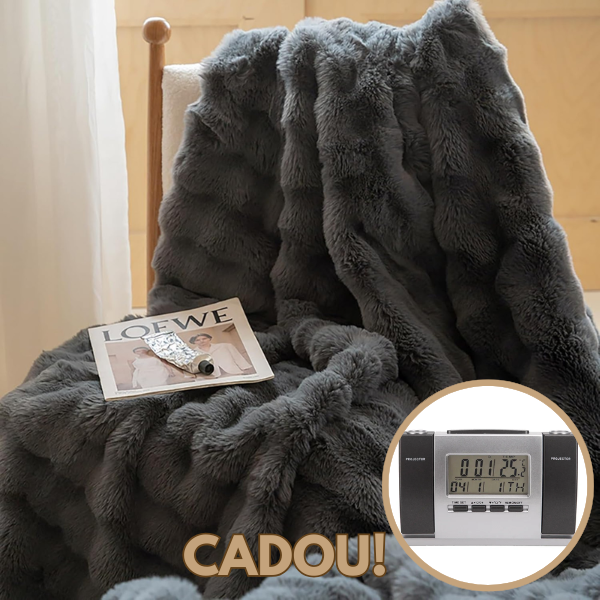 PACHET PROMO !!! Set Doua Paturi Cocolino Fashion + Ceas electronic de birou, proiectie pe perete, alarma, afisaj temperatura - CADOU !!!
