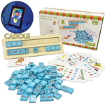 PACHET PROMOTIONAL !!! Joc educativ alfanumeric in limba Romana din lemn, asociere si sortare tip Montessori, 110 piese + Tableta de desen pentru copii - CADOU !!!