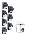 7+1 GRATIS - set lampi solare 30 led-uri si senzor de miscare
