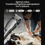Dispozitiv de îngrijire pentru animale de companie 8 în 1 (220V, 12W) + Perie cu abur cu mâner la 360° – Cadou gratuit