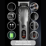 Dispozitiv de îngrijire pentru animale de companie 8 în 1 (220V, 12W) + Perie cu abur cu mâner la 360° – Cadou gratuit