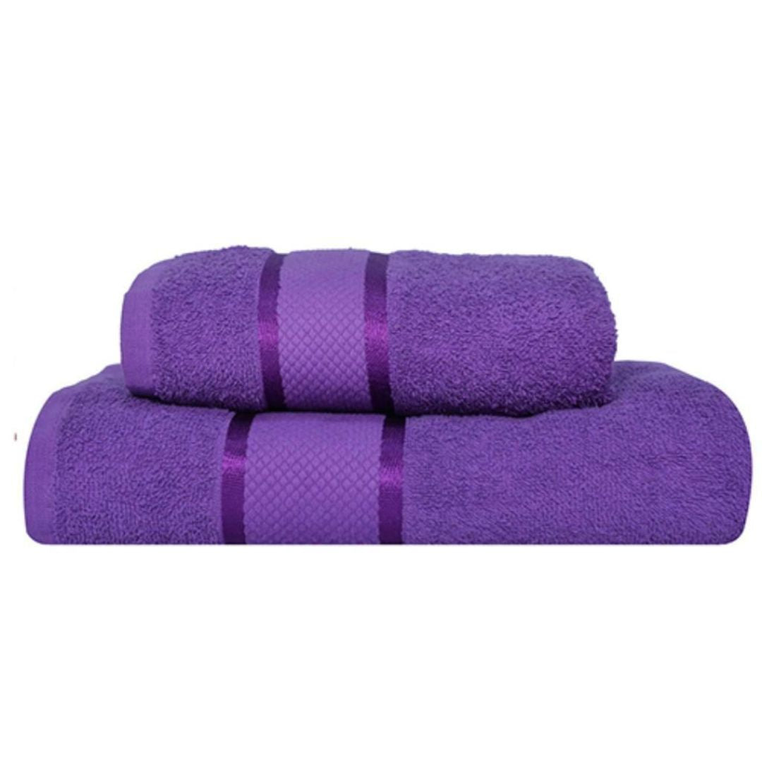 Set 2 prosoape de bumbac + suport de depozitare cu 2 niveluri + suport pentru prosoape cu ventuză + covoraș de baie gratuit