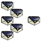 5+1 GRATIS !!! Lampa solara 100 led-uri cu senzor de miscare