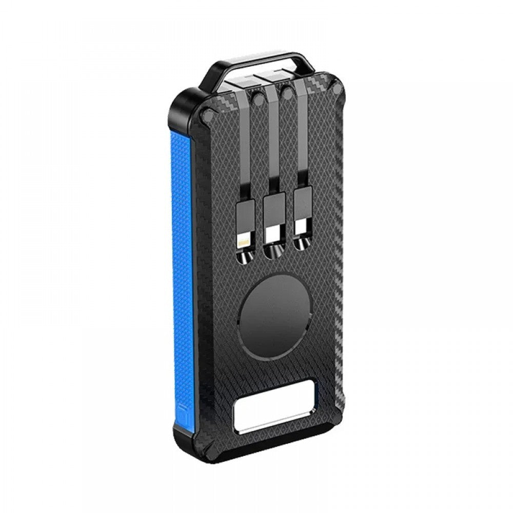 Baterie externa solara 20.000 mAh, 3 cabluri de incarcare si lanterna led + Set Casti Bluetooth - CADOU