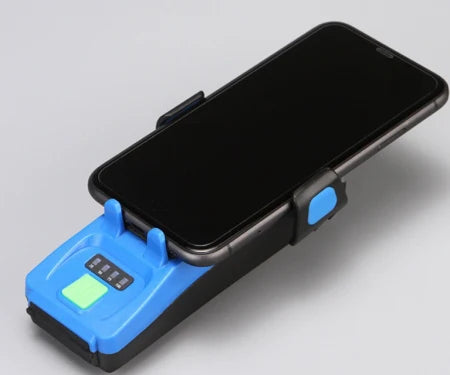 Lanternă frontală pentru bicicletă cu suport pentru telefon, claxon și baterie externă (3000mAh, impermeabilă) + husă gratuită pentru bicicletă