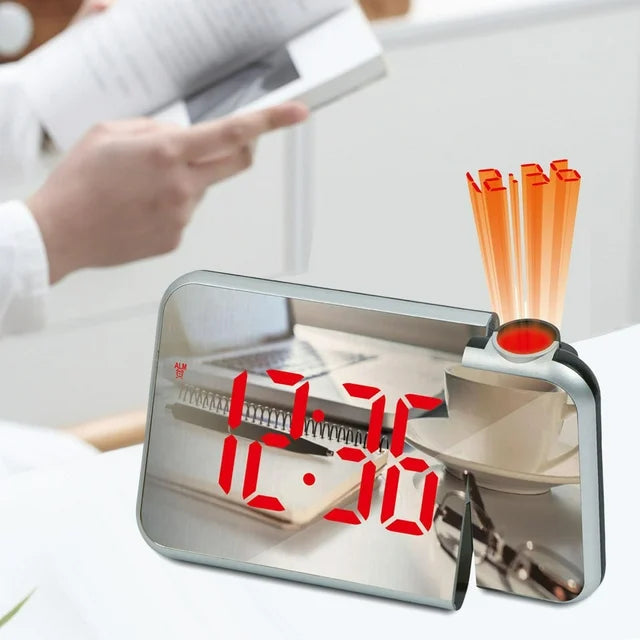PACHET PROMOTIONAL !!! 1 + 1 GRATIS !!! CEAS DIGITAL-OGLINDA, CU PROIECTIE ORA DS-8590L