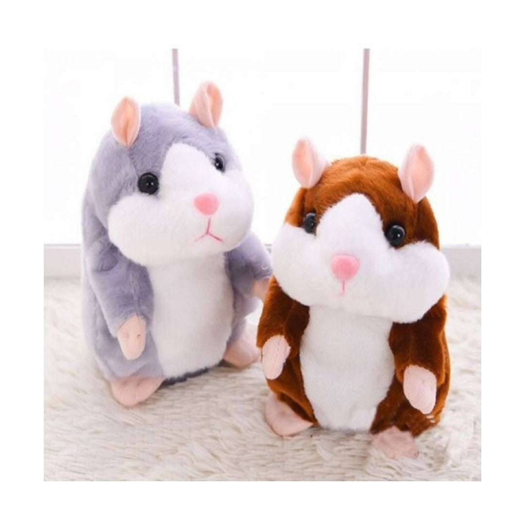 Jucarie interactiva Elefant Cucu-Bau, canta, vorbeste, flutura urechile +Hamster vorbitor CADOU