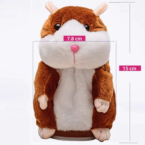Jucarie interactiva Elefant Cucu-Bau, canta, vorbeste, flutura urechile +Hamster vorbitor CADOU