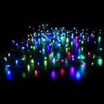 Instalatie solara 500 LED cu panou solar si controler , lungime 50 metri - multicolor