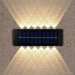 2+2 GRATIS Lampi solare de perete cu iluminare sus si jos - 12 LED-uri
