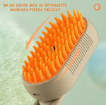 Dispozitiv de îngrijire pentru animale de companie 8 în 1 (220V, 12W) + Perie cu abur cu mâner la 360° – Cadou gratuit