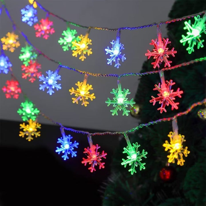 PACHET PROMOTIONAL !!! 2 + 1 GRATIS !!! Instalatie solara 3m cu 30 fulgi LED-multicolor