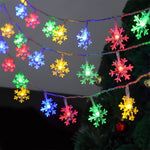 PACHET PROMOTIONAL !!! 2 + 1 GRATIS !!! Instalatie solara 3m cu 30 fulgi LED-multicolor