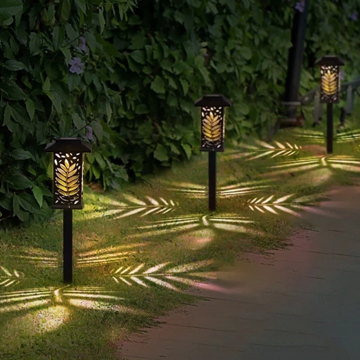 PACHET PROMOTIONAL !!! Set 6 Lampi Solare Gradina LED Lumina Calda + Furtun Extensibil de Gradina 30m + Aparat de Udat - CADOU !!!