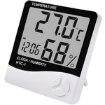 PACHET PROMOTIONAL !!! Tensiometru de incheietura automat cu ecran mare, electronic, pentru uz casnic + Ceas electronic de birou, cu ecran LCD ce indica temperatura si umiditatea CADOU !!!