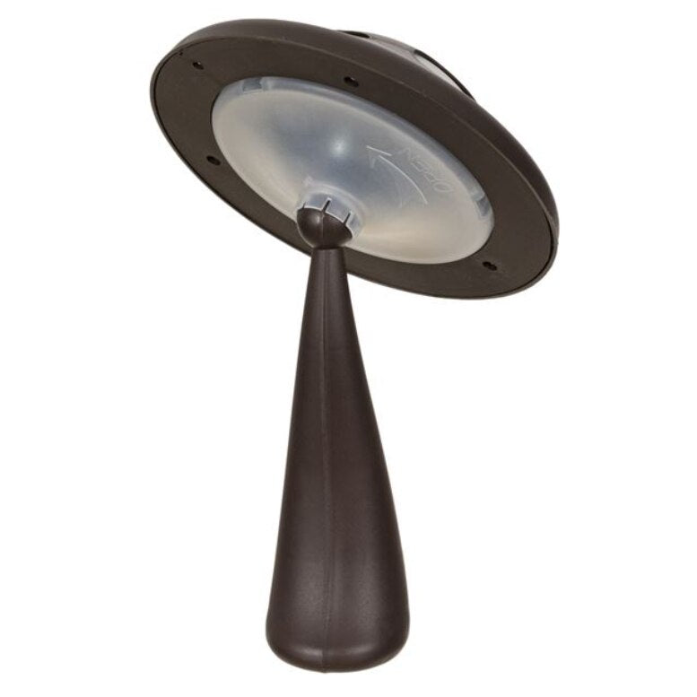 Lampa Led Solara, Design Ciuperca, Plastic, Negru, 27 cm + 2 x Lampa solara 100 led-uri cu senzor de miscare GRATIS
