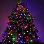 PACHET PROMOTIONAL !!! Brad Artificial verde, 150 CM + Instalatie liniara 100 LED-uri, 8 jocuri de lumini CADOU !!!
