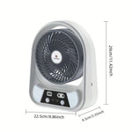 Ventilator solar cu lanternă + lanternă frontală cu senzor de mișcare (350lm, rezistent la apă) – Cadou gratuit