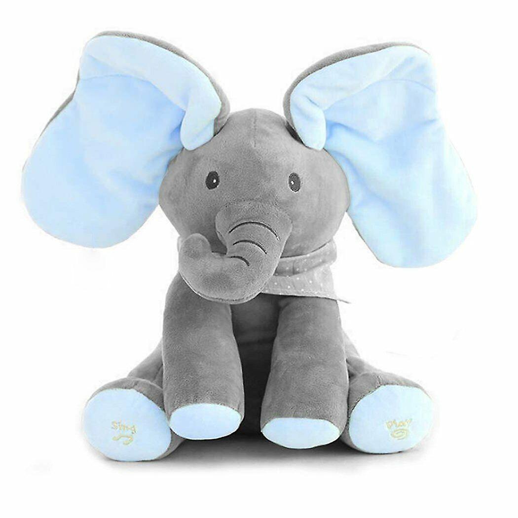 Jucarie interactiva Elefant Cucu Bau + Proiector StarMaster cu stelute multicolore CADOU