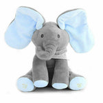 Jucarie interactiva Elefant Cucu Bau + Proiector StarMaster cu stelute multicolore CADOU